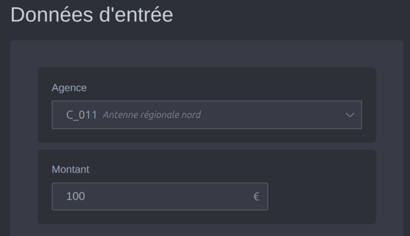 Description d’un cas d’énumération dans l’éditeur de valeur